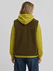 380 GSM polyester Sherpa vest